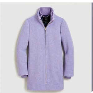 J. Crew Cocoon Coat Italian Stadium-Cloth Wool Nello Gori Jacket